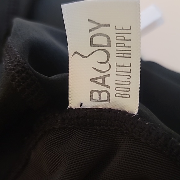 Bawdy Boujee Hippie Women's Black Body Control Yoga Stretch Pants, Size 3XL - Picture 10 of 14